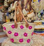 Sac plage en Osier